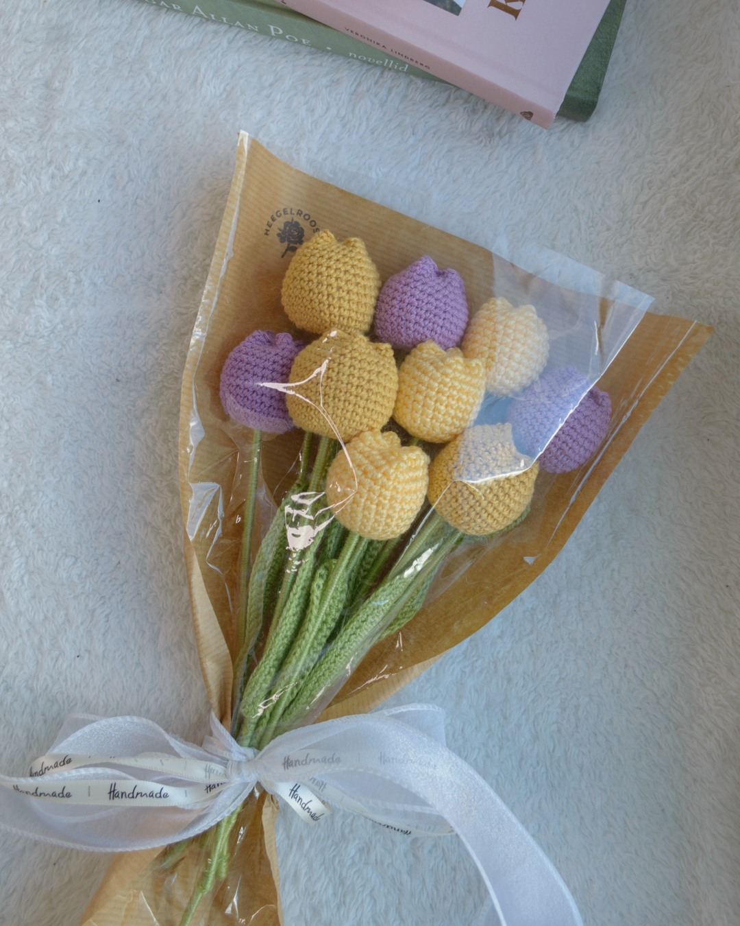 Kollased ja lillad tulbid 9tk - Image 2