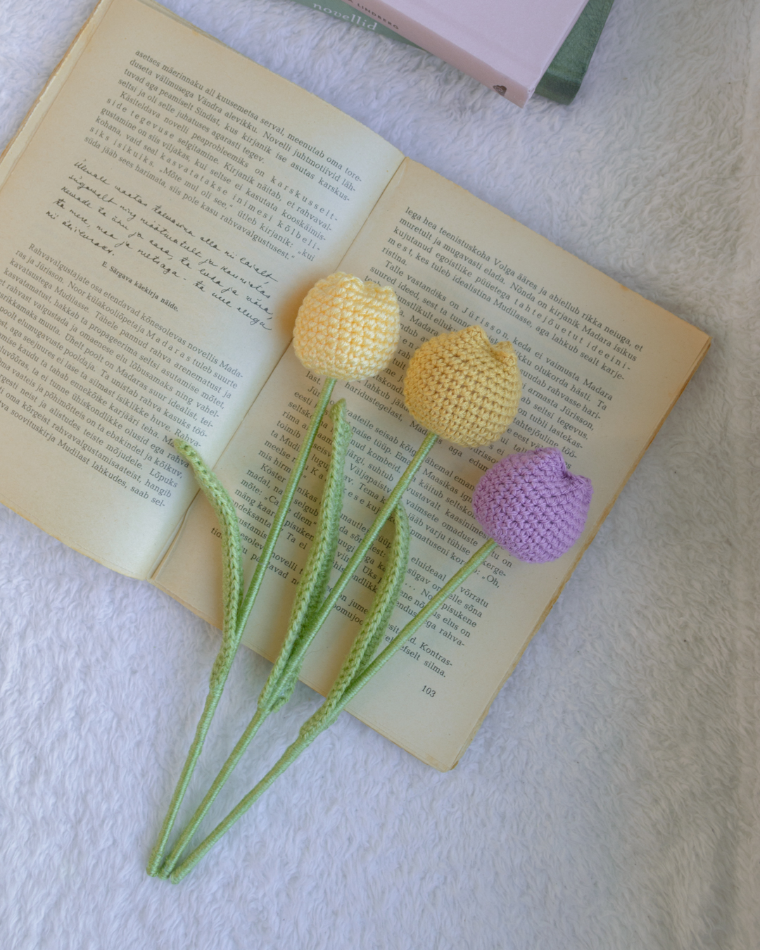 Kollased ja lillad tulbid 9tk - Image 4