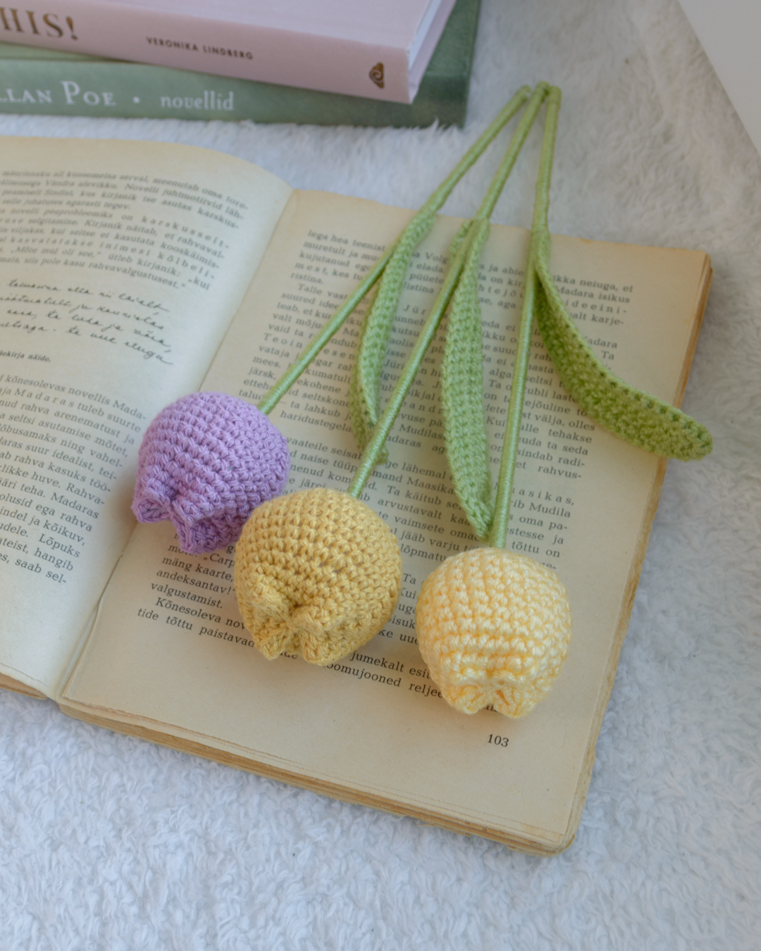 Kollased ja lillad tulbid 9tk - Image 5