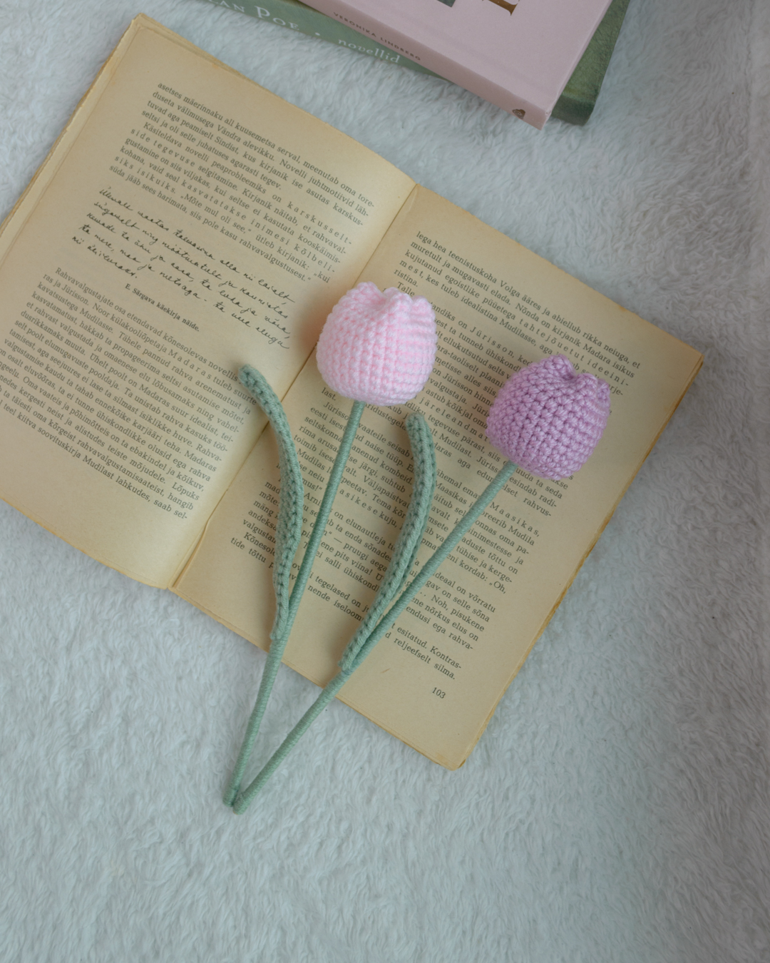 Roosad ja lillad tulbid 5tk - Image 4