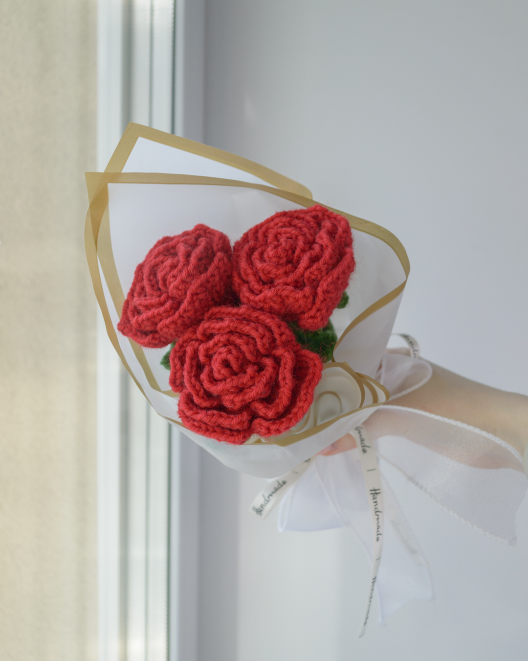 Punane roosikimp (3 roosi) - Image 6