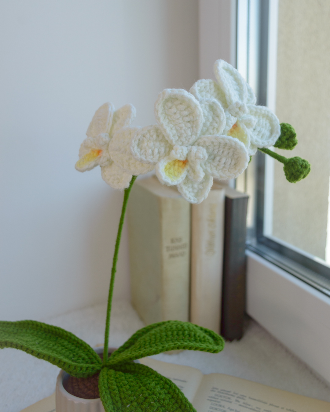 Valge orhidee 33cm - Image 2