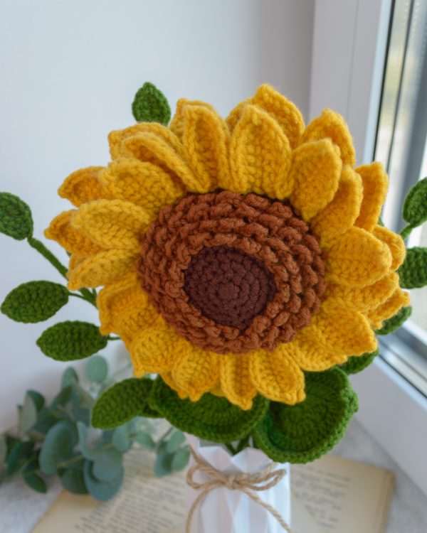 Päevalill 36cm ja eukalüpti oksad 3tk - Image 6