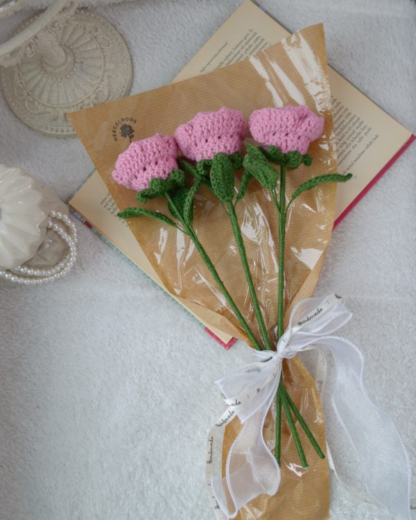 Eksklusiivsed roosad roosid (3 roosi) - Image 7