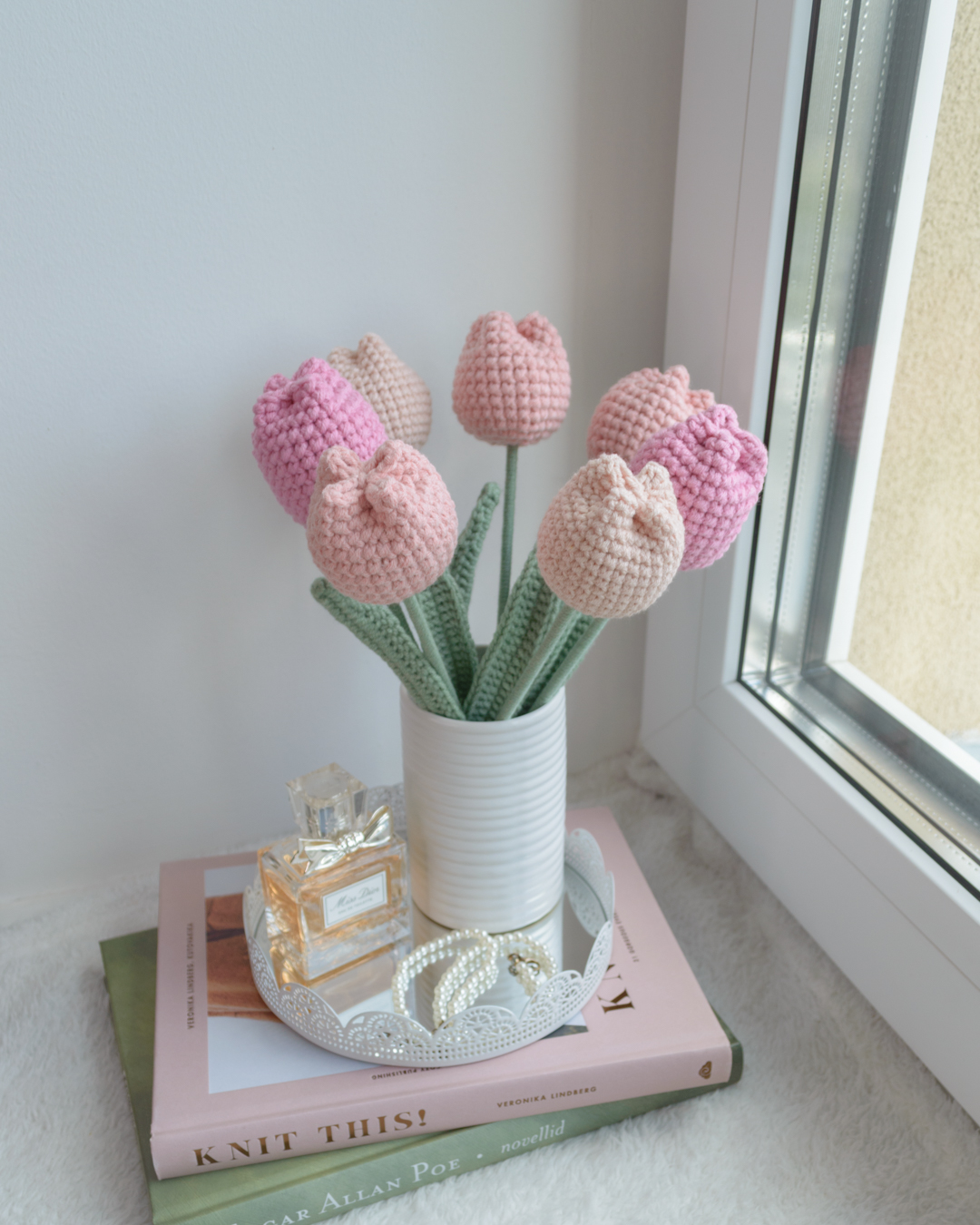 Roosades toonides tulbid 7tk - Image 3