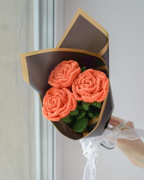 Oranž roosikimp (3 roosi) - Image 2