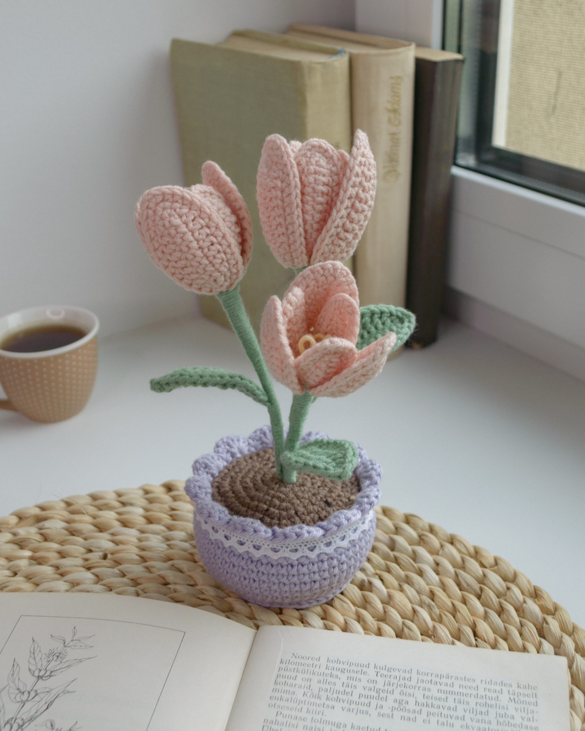 Tulbid helelillas potis, roosad 19cm