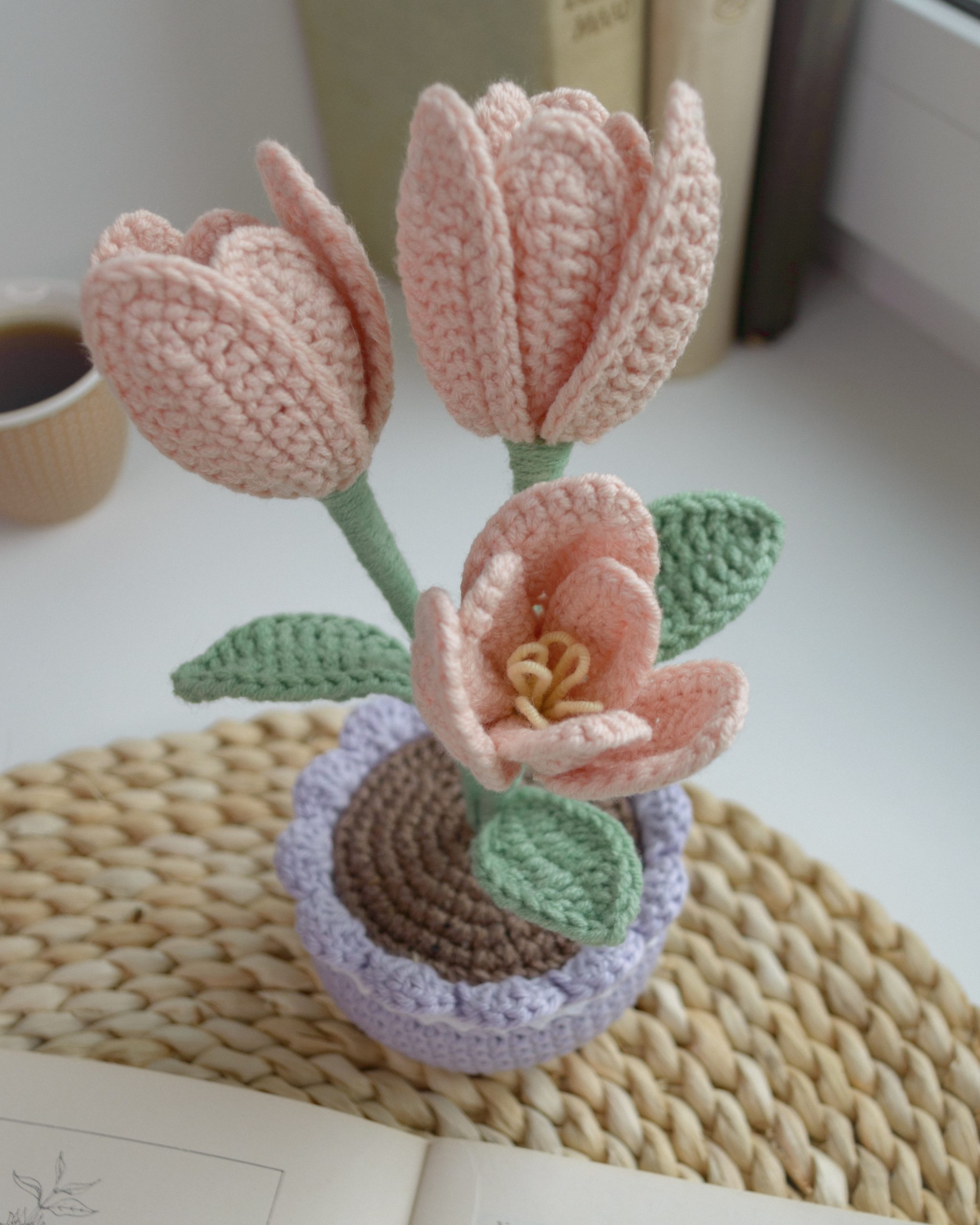 Tulbid helelillas potis, roosad 19cm - Image 2