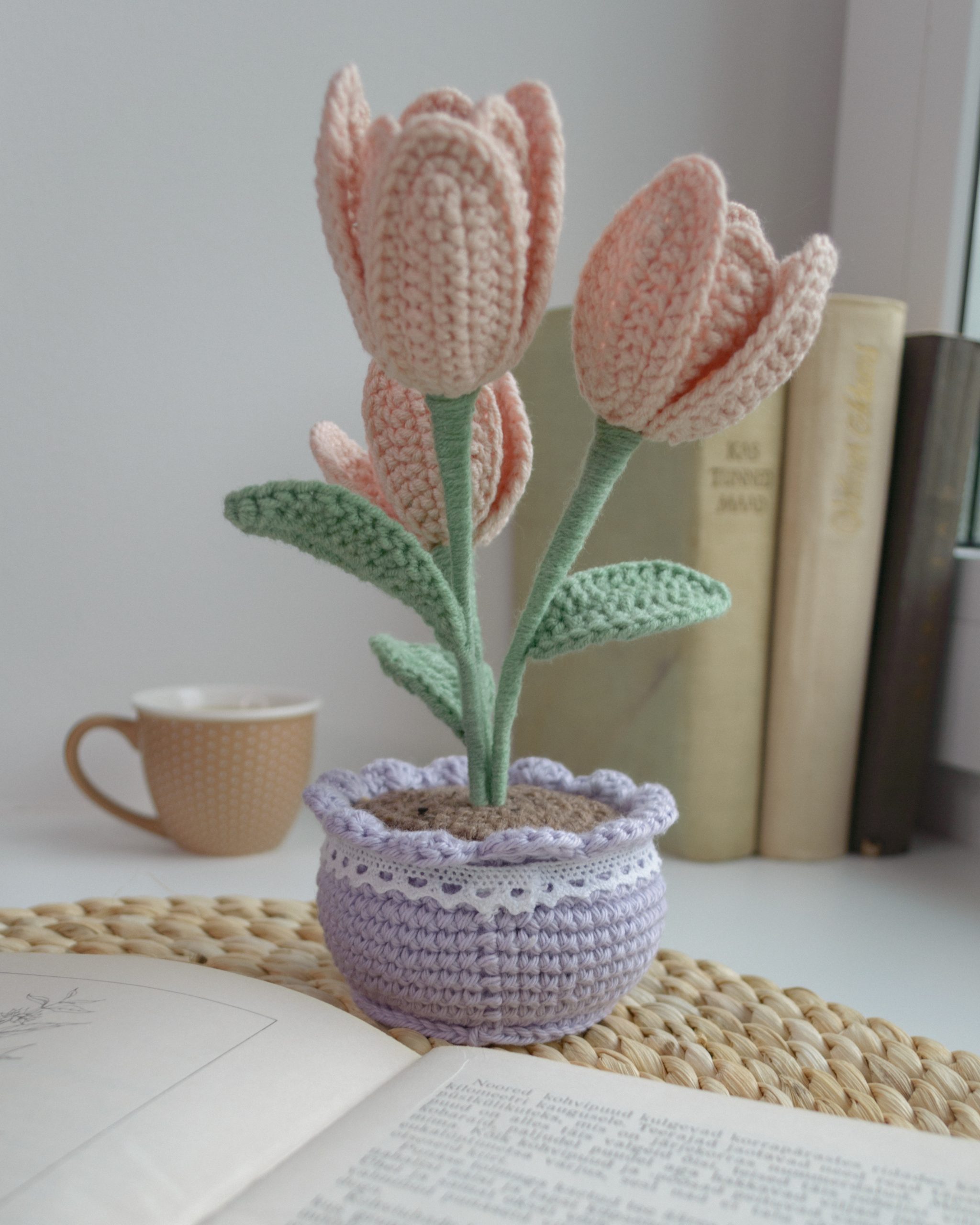 Tulbid helelillas potis, roosad 19cm - Image 3