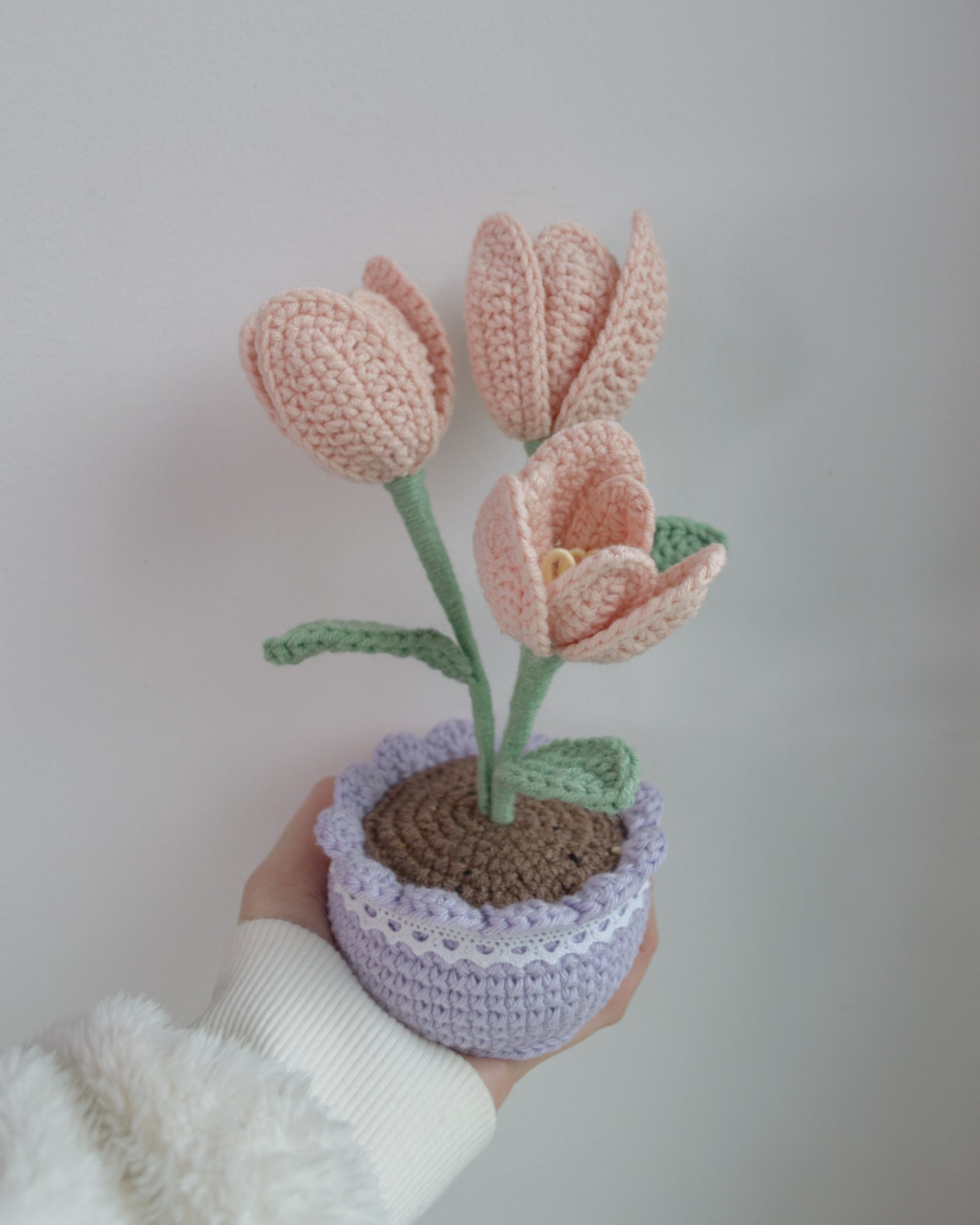 Tulbid helelillas potis, roosad 19cm - Image 4