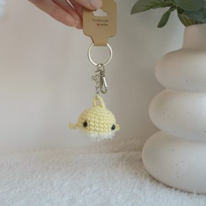 Võtmehoidja kollane vaal 3cm