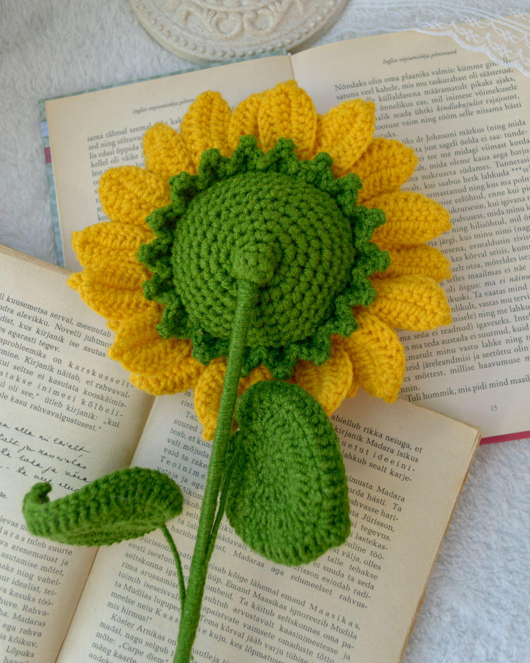 Päevalill 36cm ja eukalüpti oksad (kokku 4 oksa) - Image 5