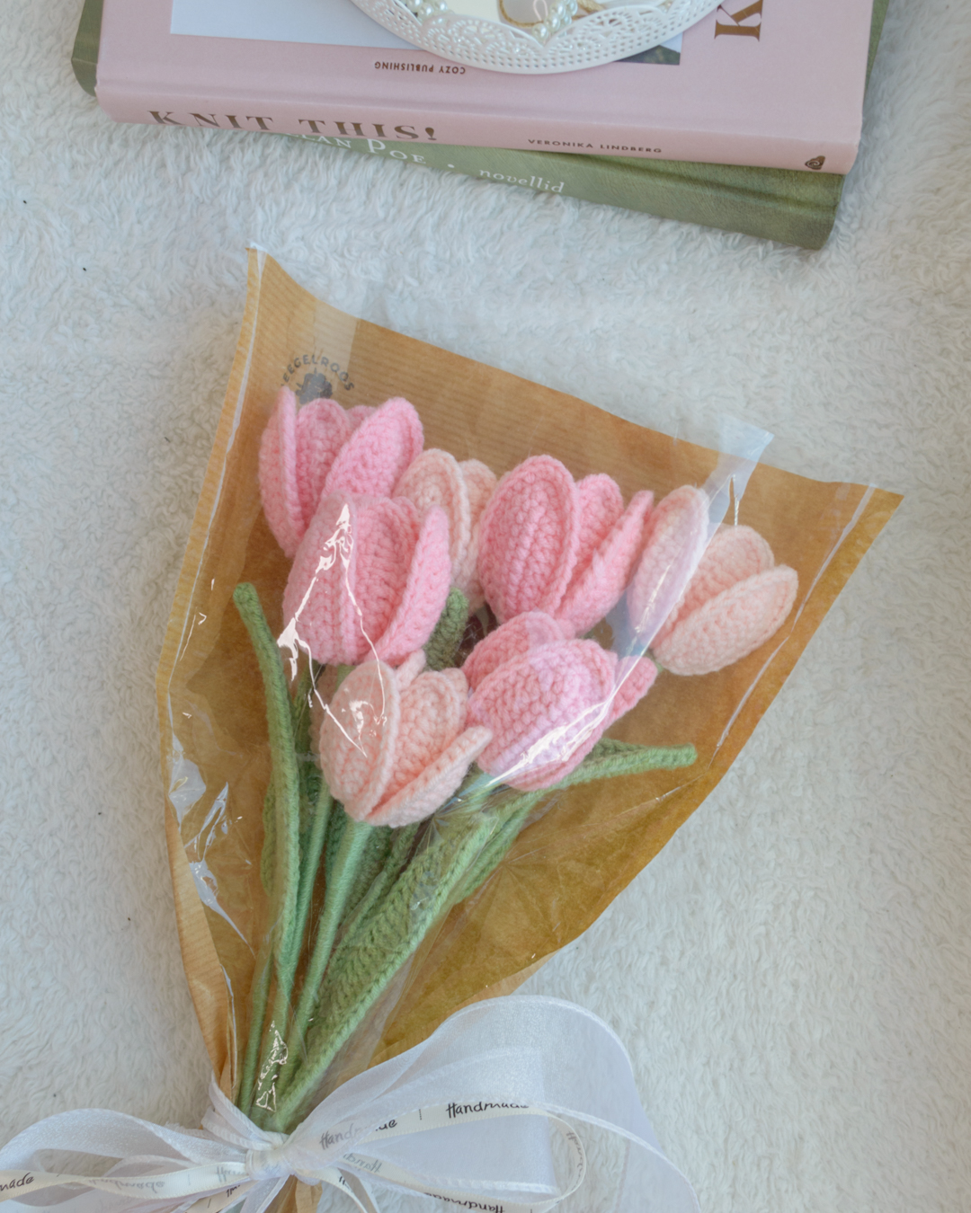 Roosad avatud tulbid (7 lille) - Image 2