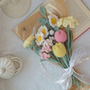 Värviline lillekimp nr 9 (8 oksa)