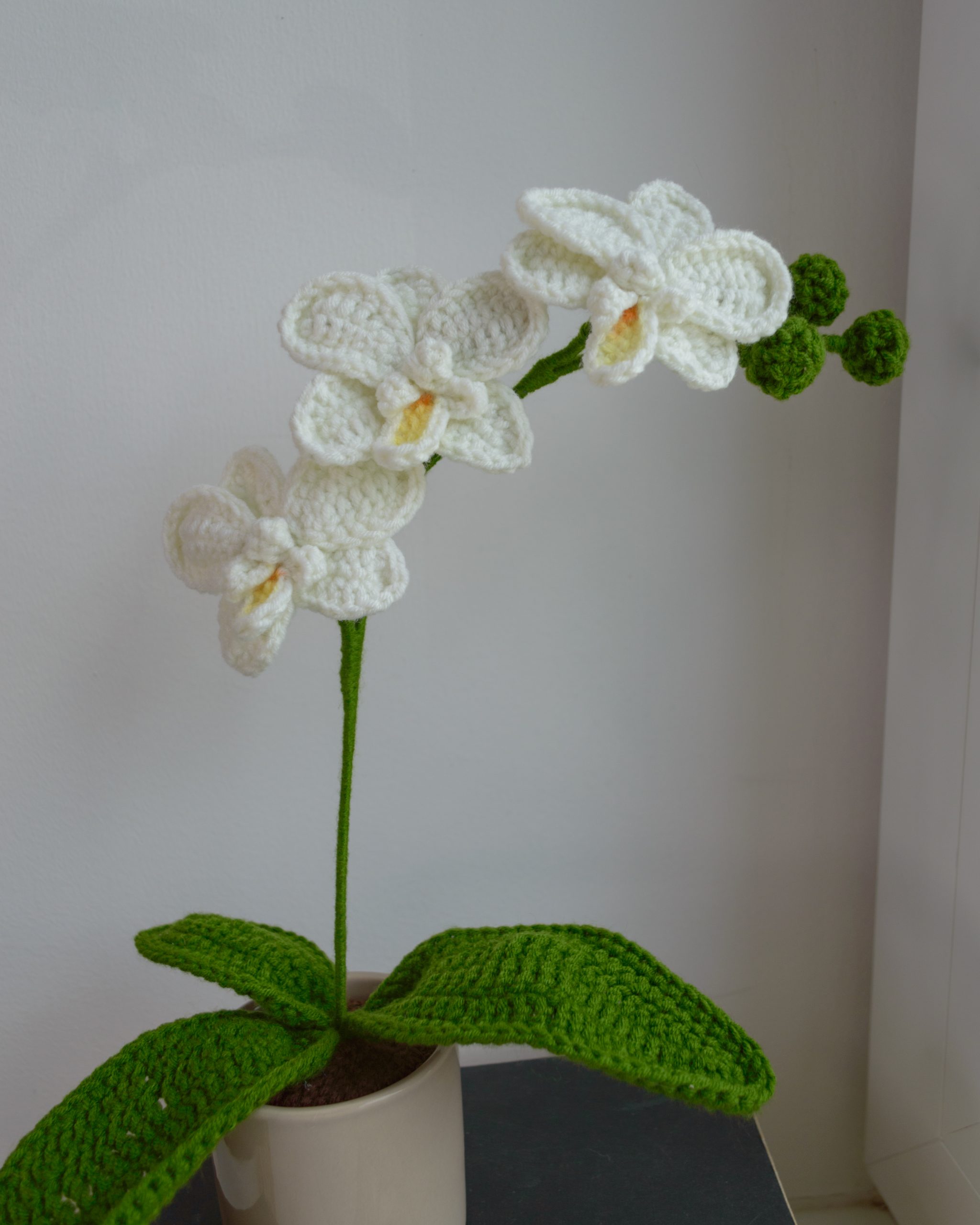Orhidee, valge 30cm - Image 2