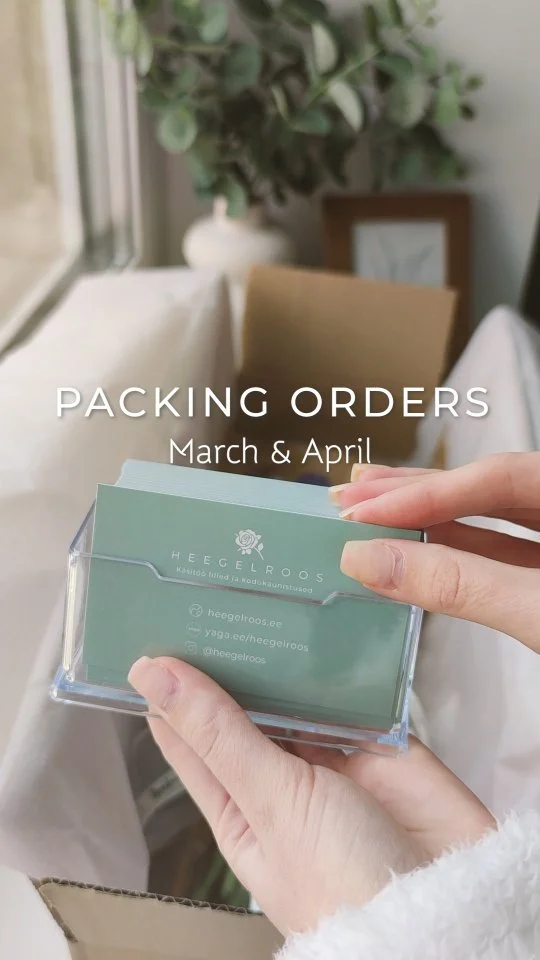 Juuni on juba alanud ja mul on siiamaani märtsi ja aprilli tellimuse pakkimises postitamata. 🫣

#packingorders #asmrpackaging #smallbusinessowner #ettevõtja #ettevõtlus #kaadritaga #tellimus #lilled